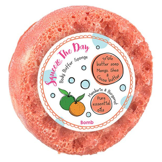 Bomb Cosmetics Squeeze the Day Body Buffer Soap Sponge