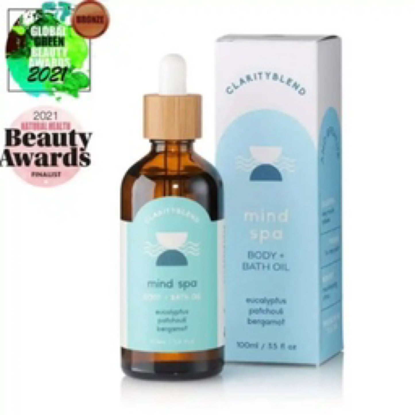 Clarity Blend Aromatherapy Mind Spa Body & Bath Oil 100ml