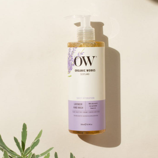 Organic Works Lavender hand wash with vitamin E 300ml