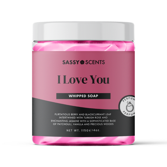 Sassy Scents I Love You Whipped Soap 115g