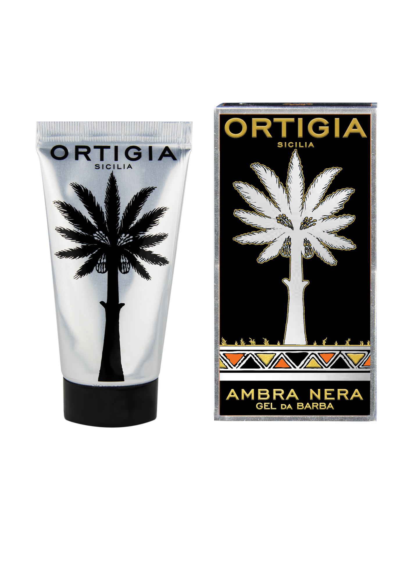 Ortigia Sicilia Ambra Nera Shaving Gel 80ml