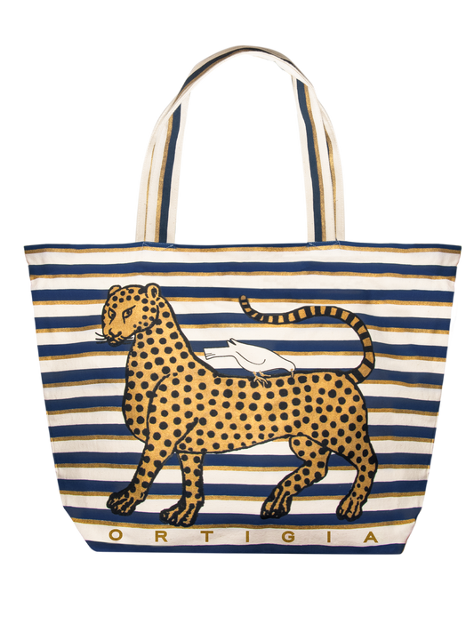 Ortigia Sicilia Beach Bag Blue