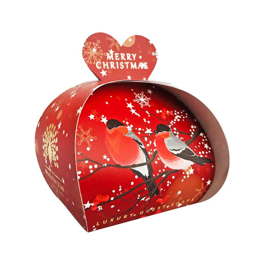 Merry Christmas Luxury Guest Soaps by The English Soap Company 3 x 20g mini soap bars