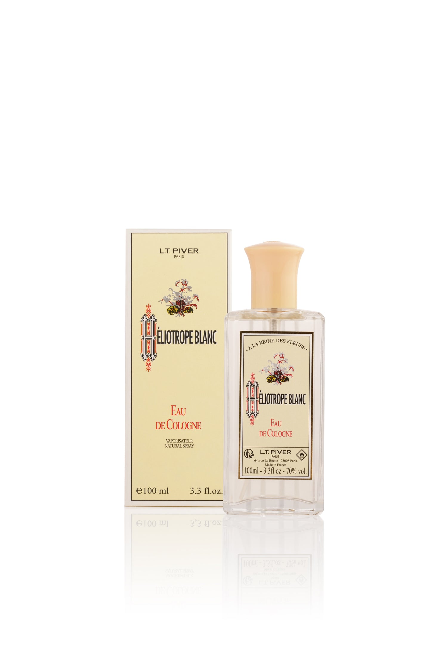 L.T. Piver Heliotrope Blanc Eau de Cologne 100ml