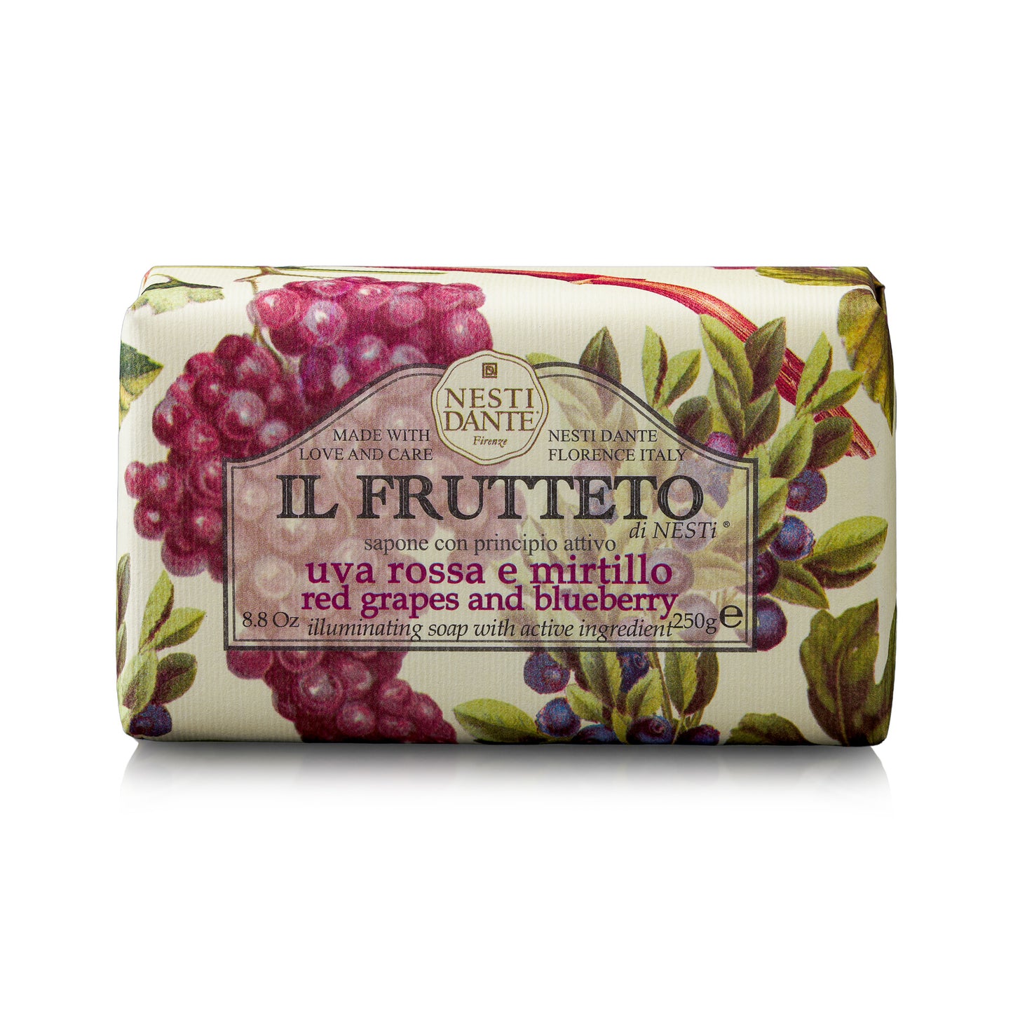 Nesti Dante Il Frutteto Red Grapes & Blueberry Soap 250g