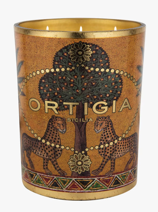 Ortigia Sicilia Zagara Decorated Candle Large
