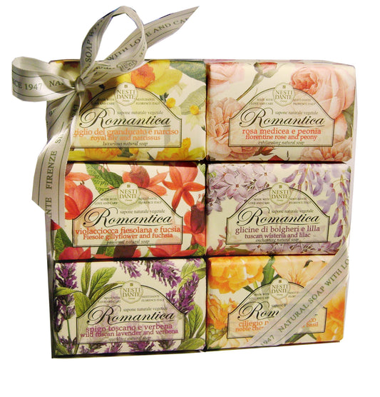 Nesti Dante Romantica Soap 6 x 150g Gift Set