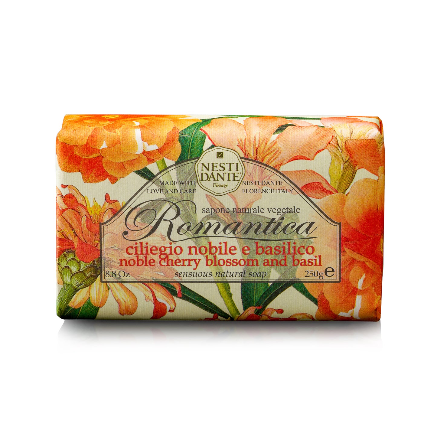 Nesti Dante Romantica Cherry Blossom & Basil Soap 250g