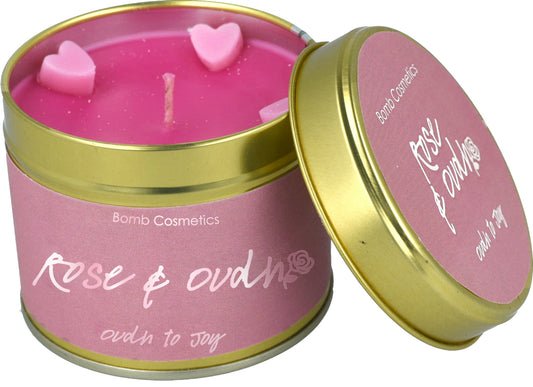 Bomb Cosmetics Rose & Oudh Tin Candle
