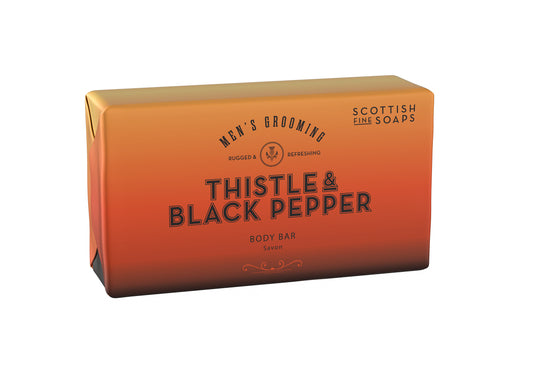 Scottish Fine Soaps Thistle & Black Pepper Body Bar 220g