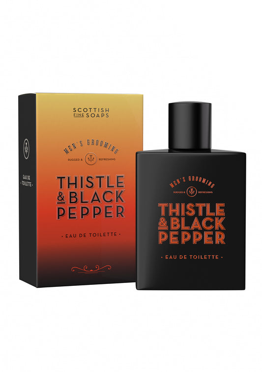 Scottish Fine Soaps Thistle & Black Pepper Eau de Toilette 100ml