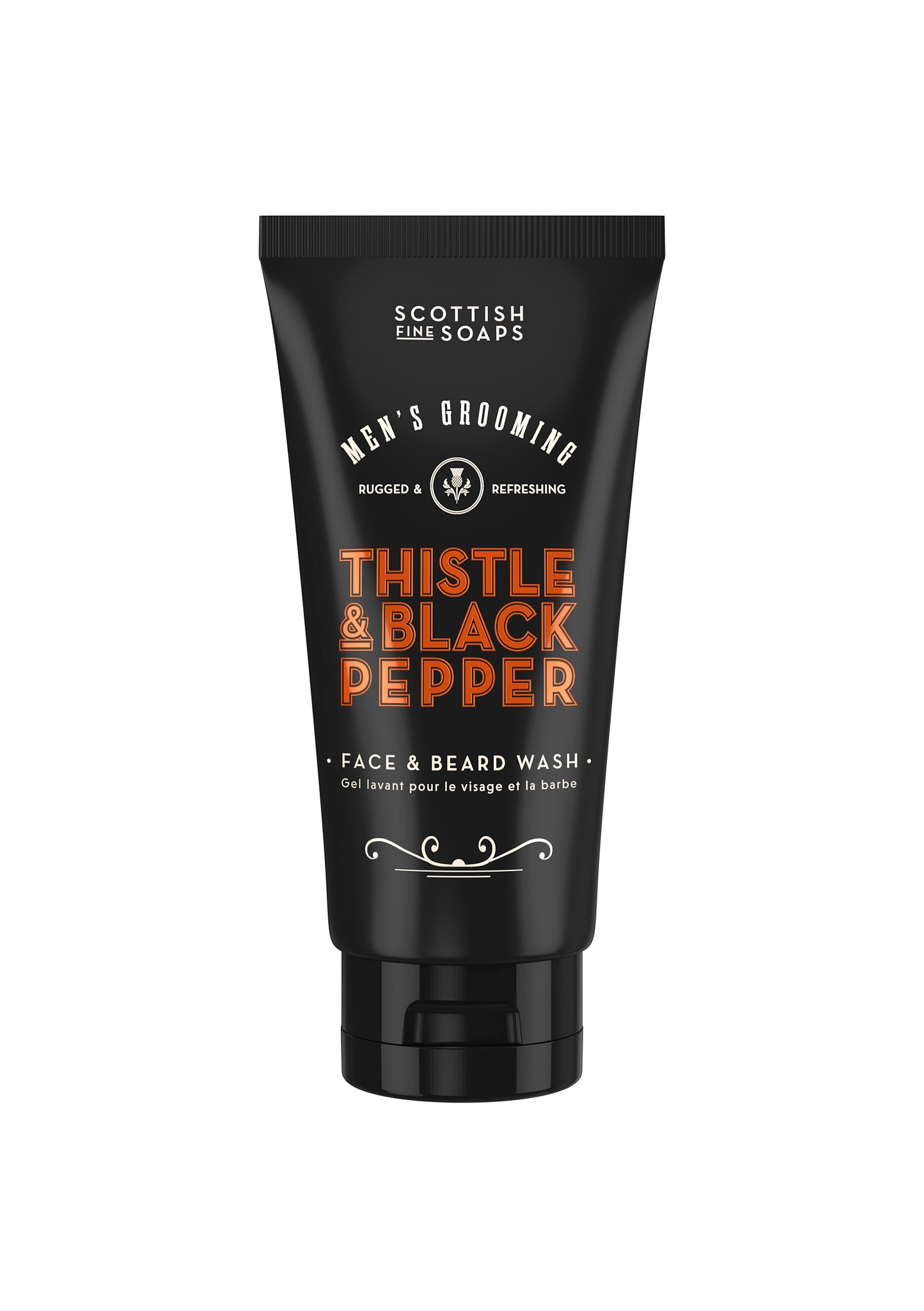 Scottish Fine Soaps Thistle & Black Pepper Face & Beard Wash 150ml