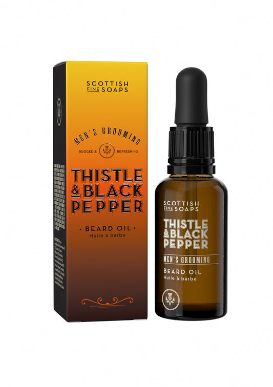 Scottish Fine Soaps Thistle & Black Pepper Beard Oil 30ml