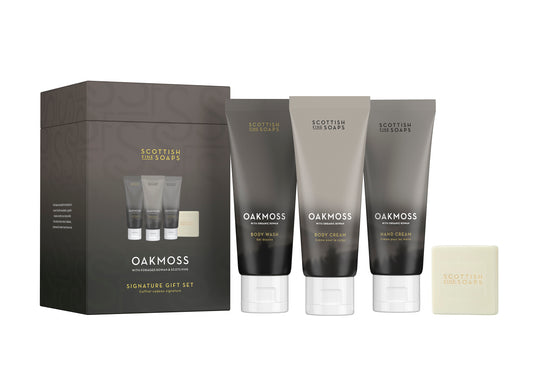 Scottish Fine Soaps Oakmoss Signature Gift Set