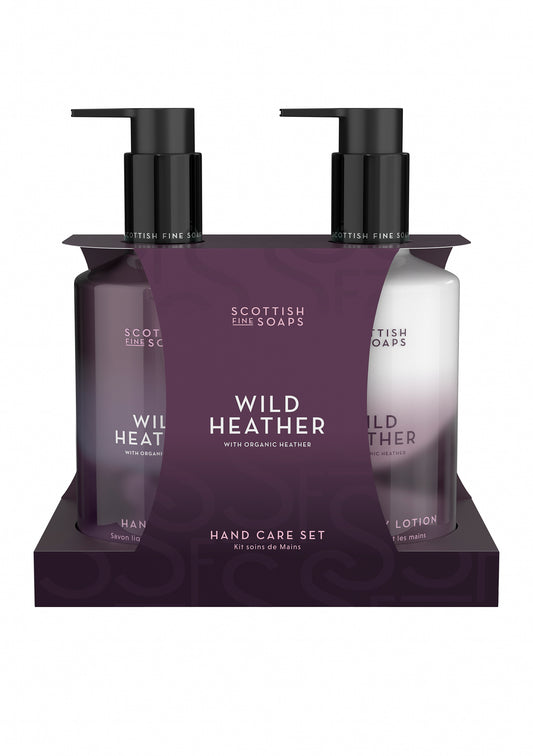Scottish Fine Soaps Wild Heather Hand Care Set 2x300ml