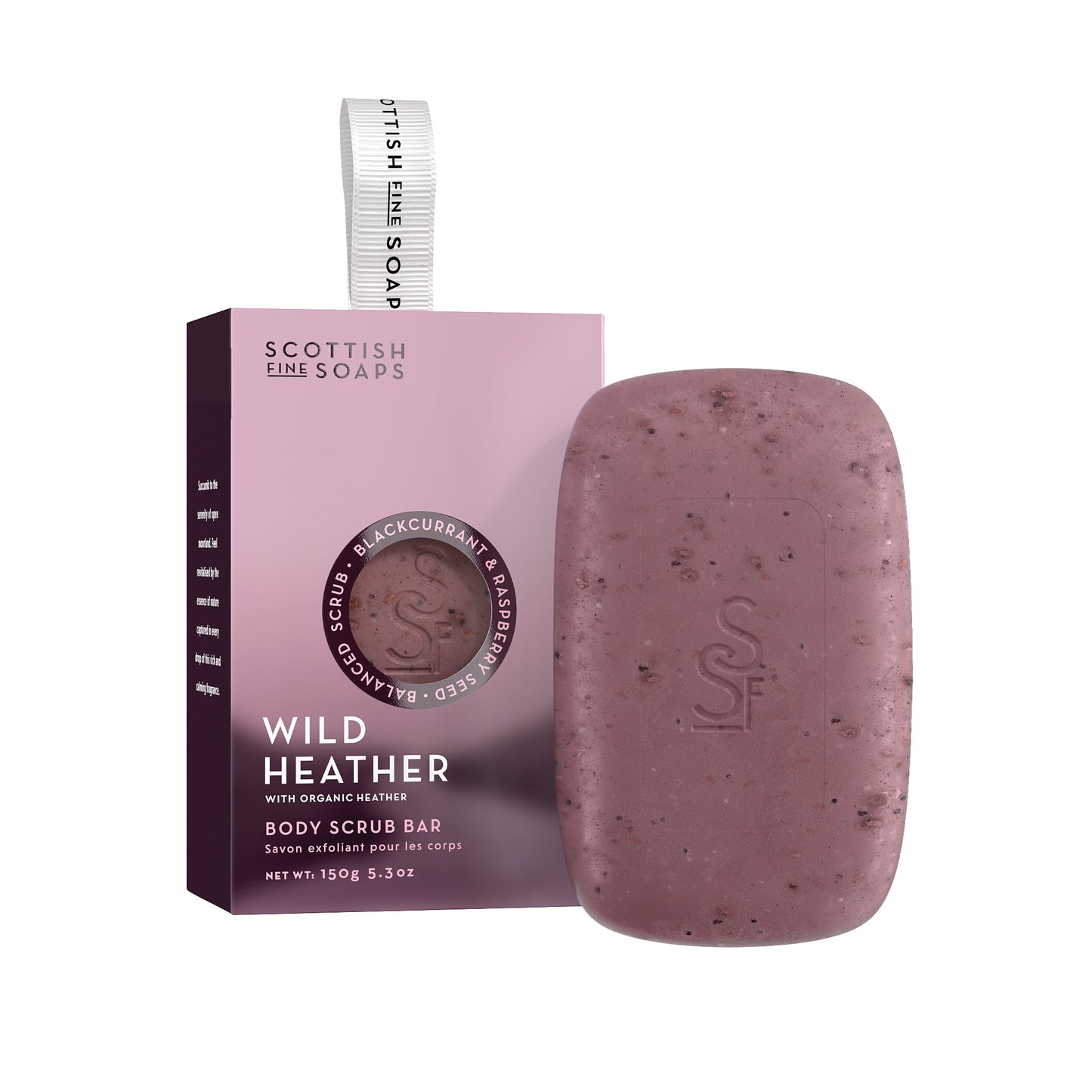Scottish Fine Soaps Wild Heather Exfoliating Soap 150g