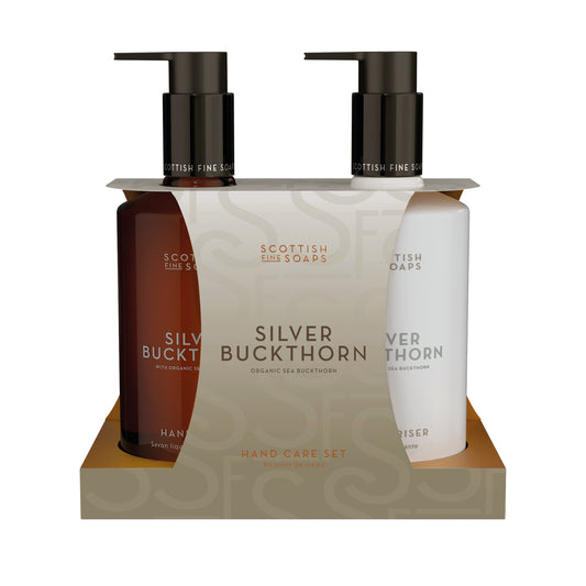 Scottish Fine Soaps Silver Buckthorn Hand Care Set 2 x 300ml