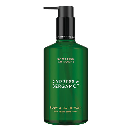 Scottish Fine Soaps Cypress & Bergamot Body & Hand Wash 300ml
