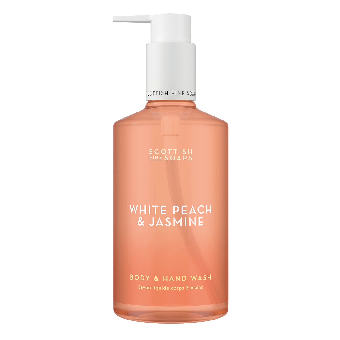 Scottish Fine Soaps White Peach & Jasmine Body & Hand Wash 300ml