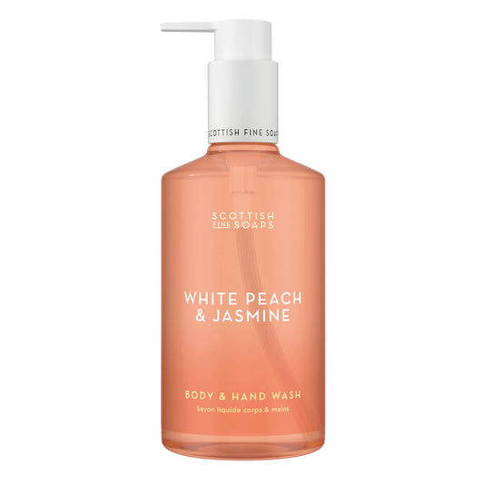 Scottish Fine Soaps White Peach & Jasmine Body & Hand Wash 300ml