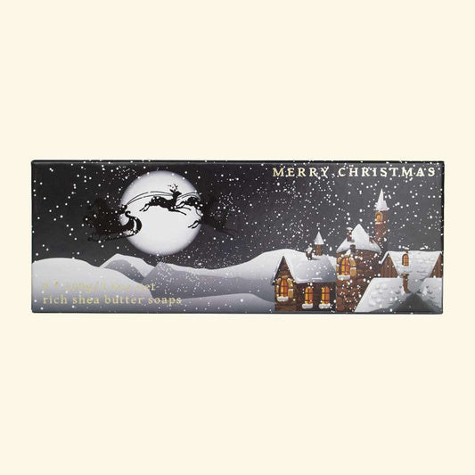 Winter Village Triple Soap Gift Box by The English Soap Company