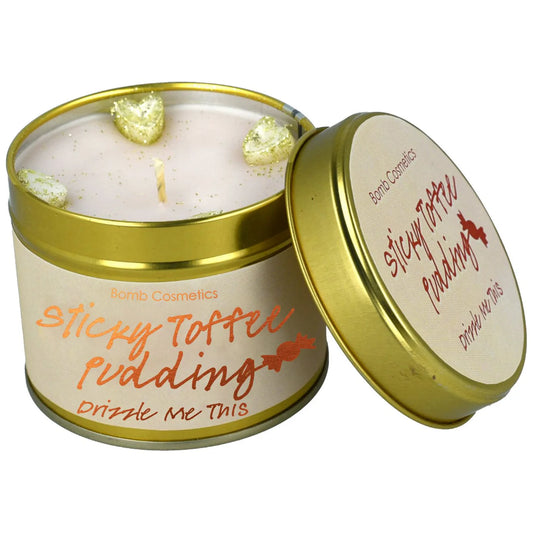 Bomb Cosmetics Sticky Toffee Pudding Tin Candle