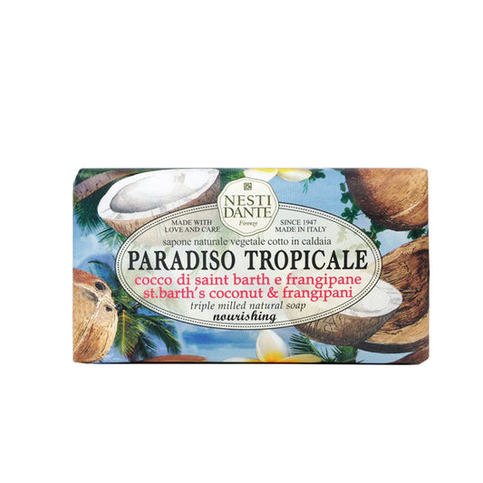 Nesti Dante Paradiso Tropicale Cocco di Saint Barth e Frangipane (St. Barth's Coconut & Frangipani) Soap 250g