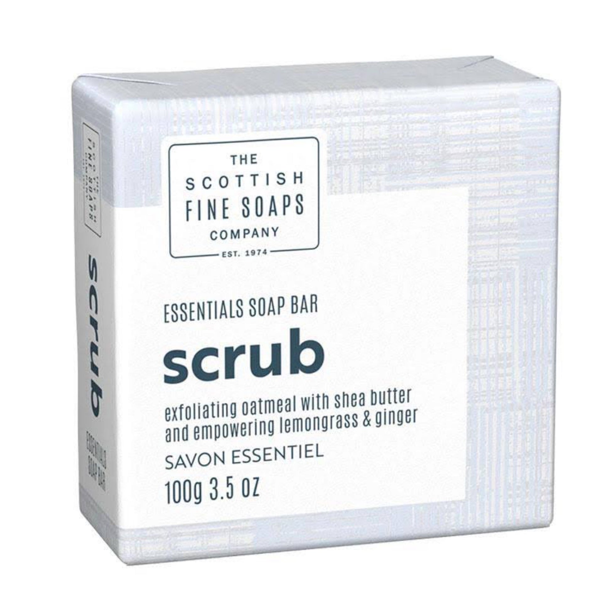 Scottish Fine Soaps Scrub soap 100g wrapped