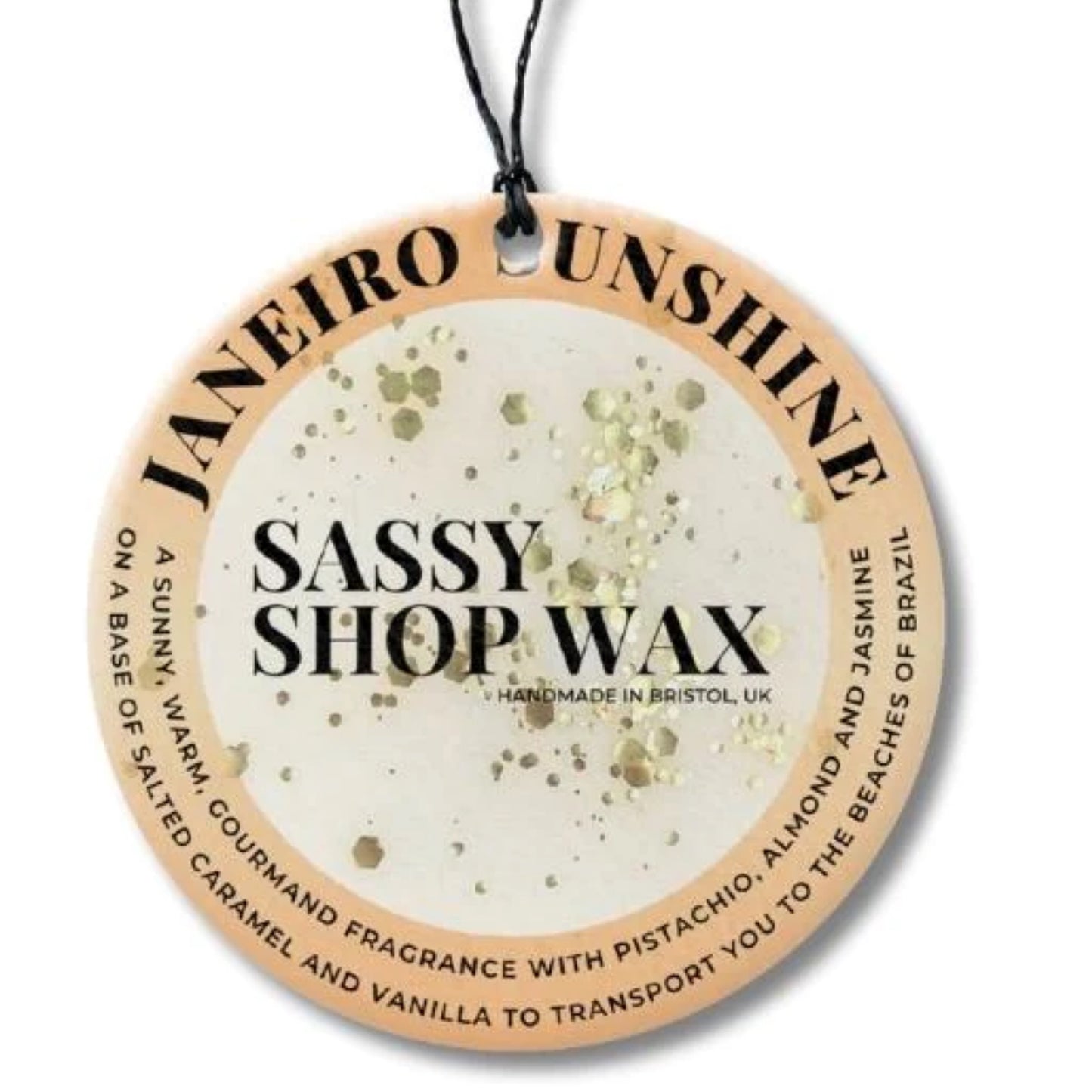 Sassy Scents Janeiro Sunshine hanging car freshener