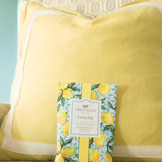 Greenleaf Citron Sol Large Scented Sachet