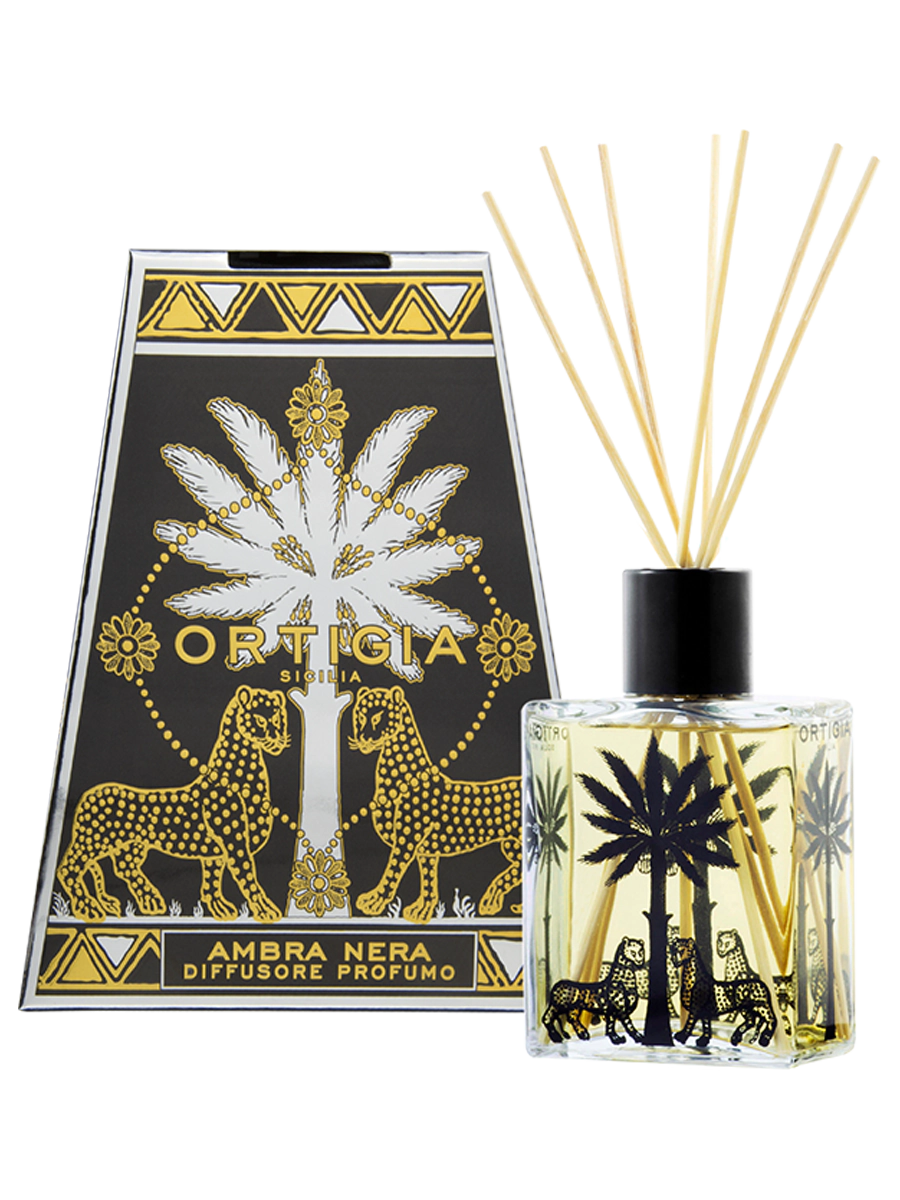 Ortigia Sicilia Ambra Nera Perfume Diffuser 100ml