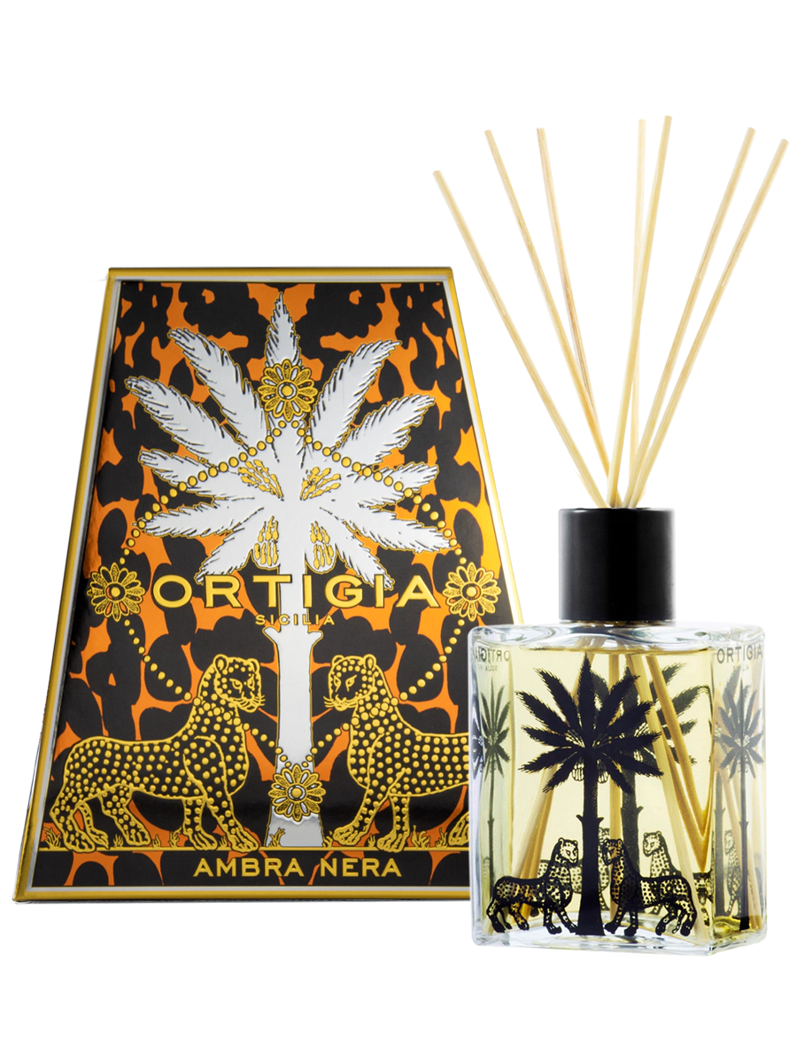 Ortigia Sicilia Ambra Nera Perfume Diffuser 200ml