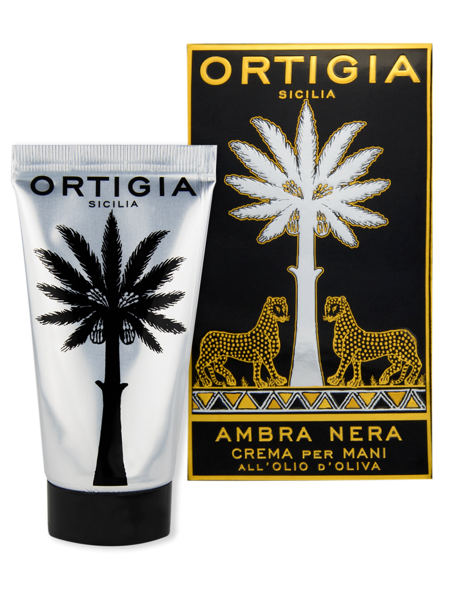 Ortigia Sicilia Ambra Nera Hand Cream 80 ml