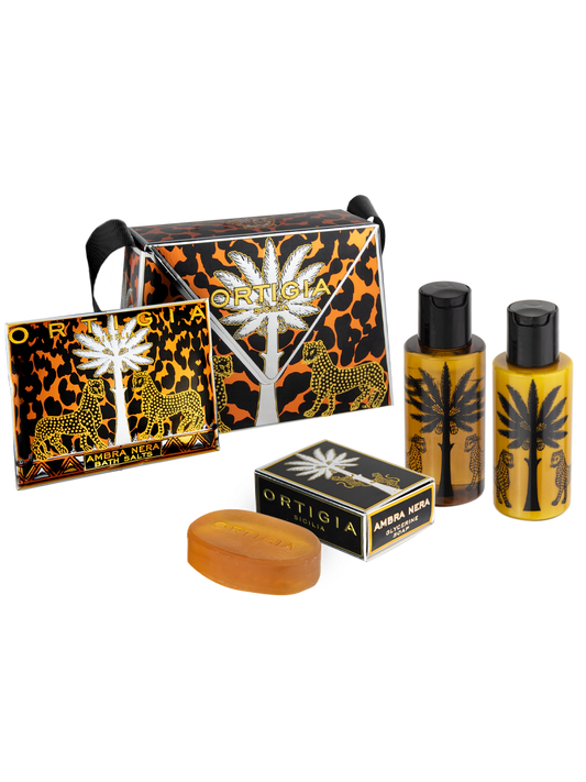Ortigia Sicilia Ambra Nera Handbag Gift Set