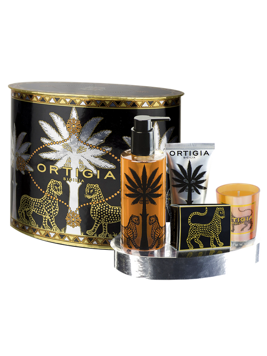 Ortigia Ambra Nera oval gift set