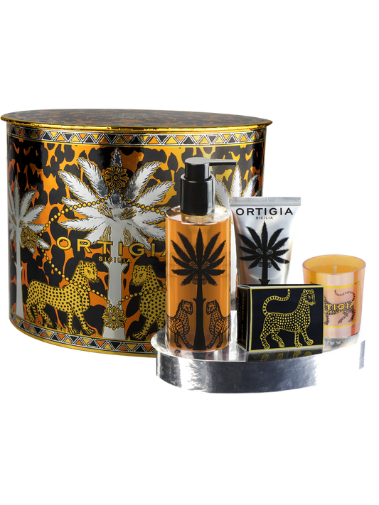 Ortigia Ambra Nera oval gift set