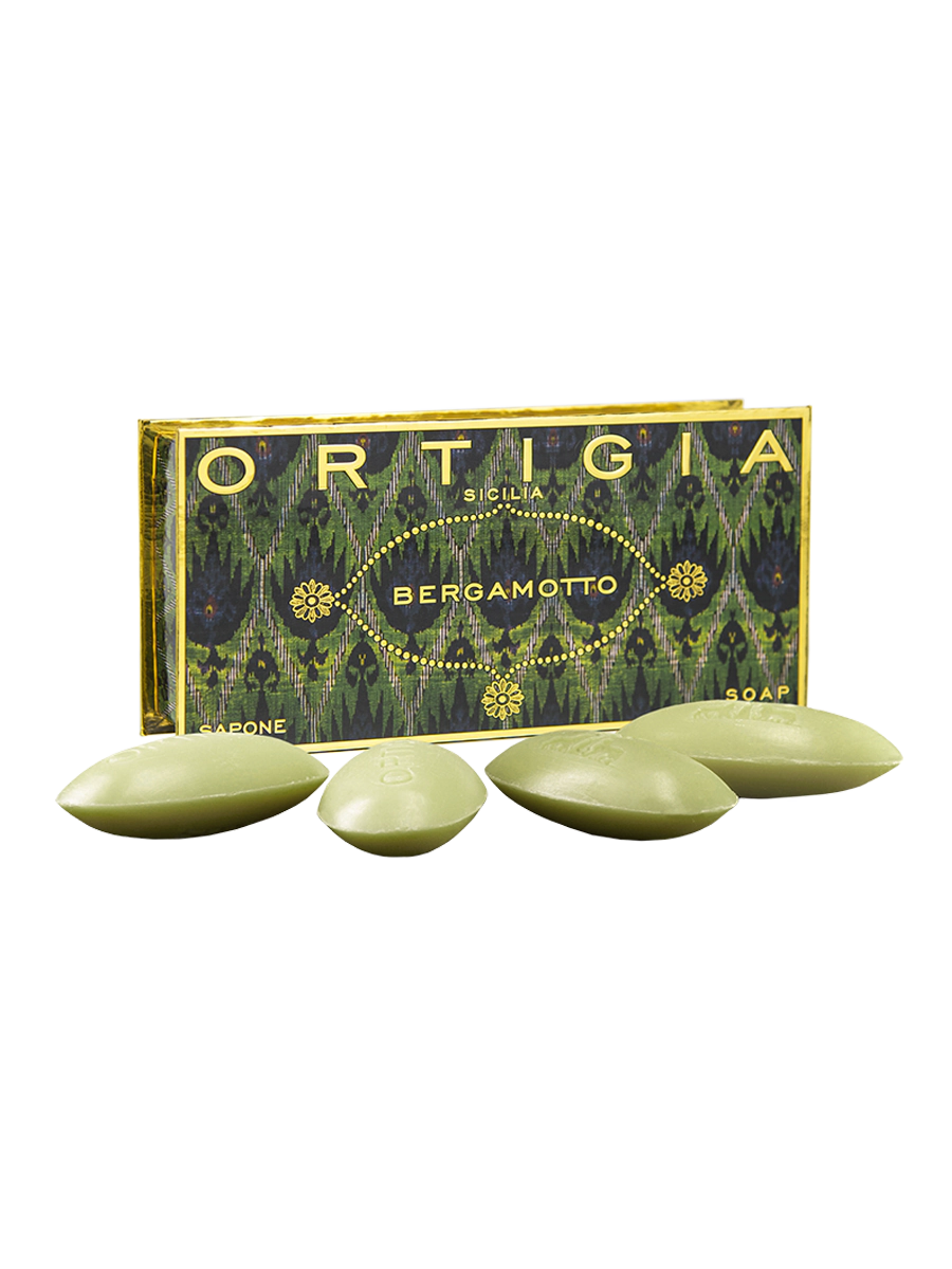 Ortigia Sicilia Bergamotto Olive Oil Soap Small Box 40g x 4