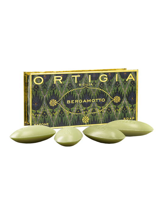 Ortigia Sicilia Bergamotto Olive Oil Soap Small Box 40g x 4