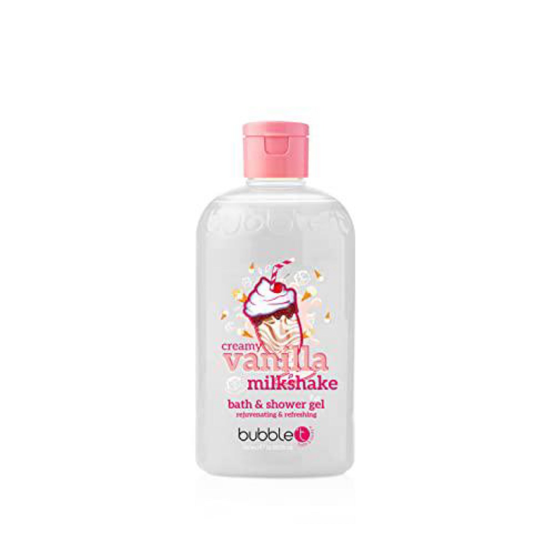 Bubble T Cosmetics Milkshake Vanilla Bath &amp; Shower Gel, Packed with Silky &amp; Smooth Fragrances to Leave Your Body Feeling Relaxed