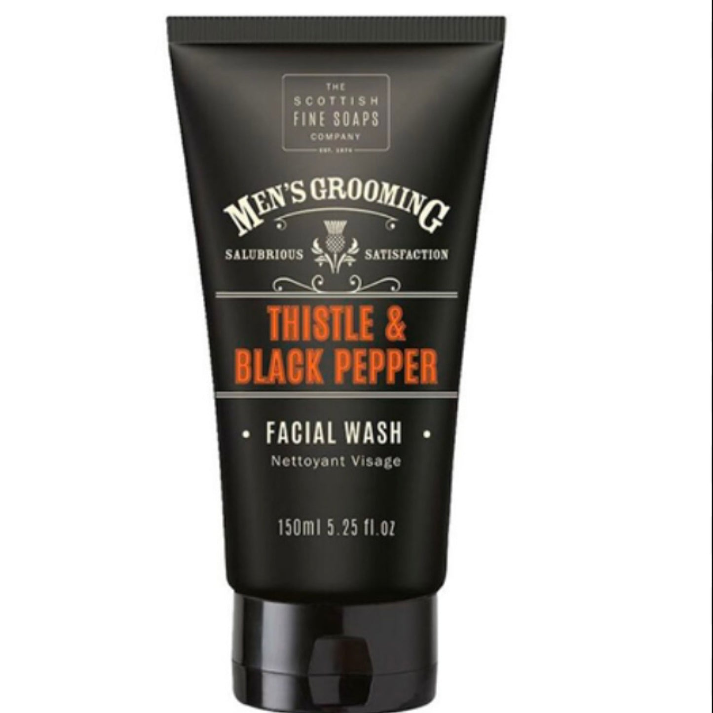 Scottish Fine Soaps Men&#039;s Thistle &amp; Black Pepper Facial Wash 150ml