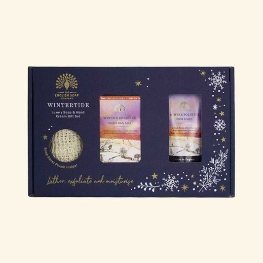 The English Soap Company Winter Solstice fragrance Luxury soap & hand cream gift set