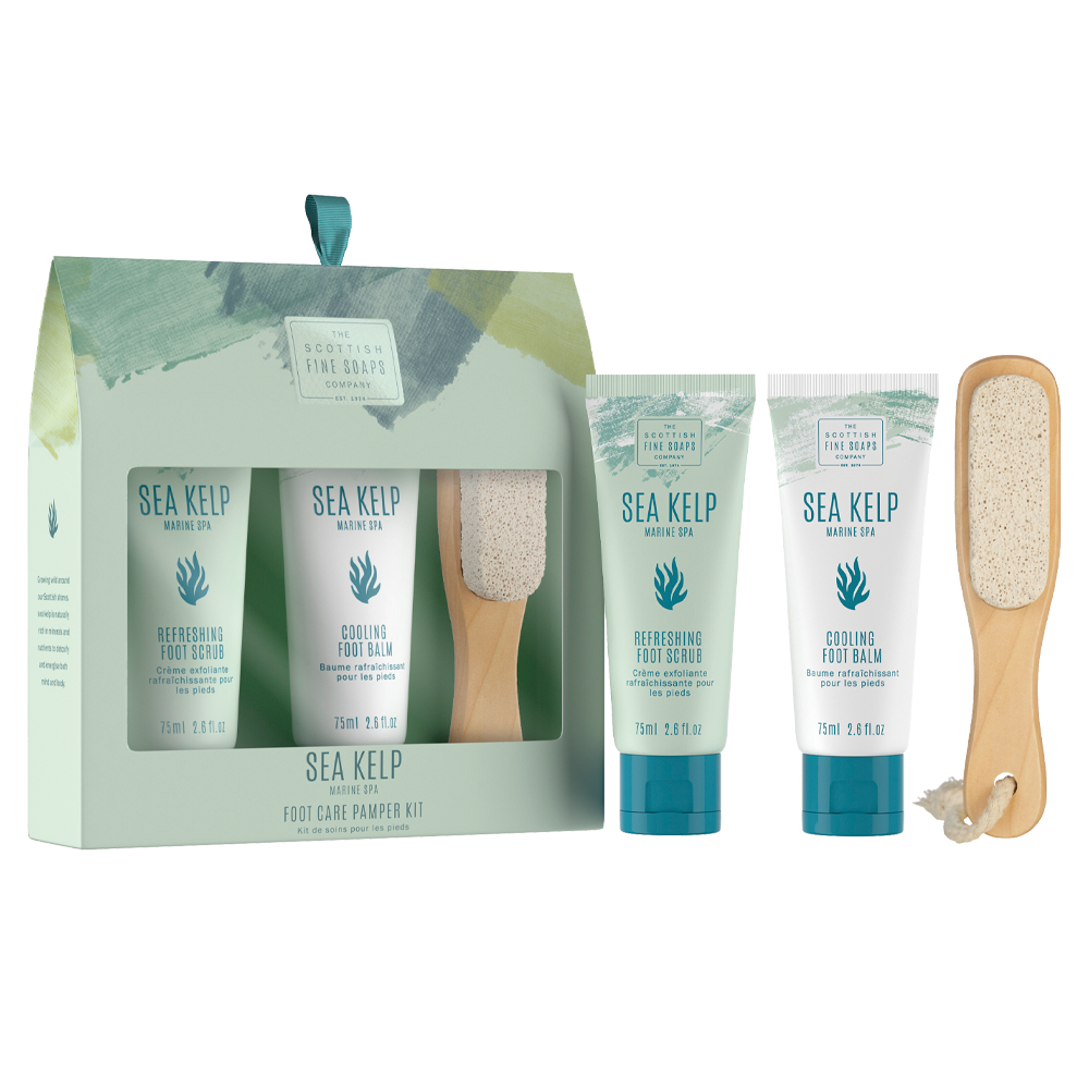 Scottish Fine Soaps Sea Kelp Marine Spa Foot Care Pamper Kit