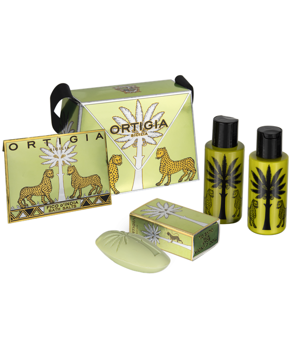 Ortigia Sicilia Fico d'India Handbag Travel Gift Set