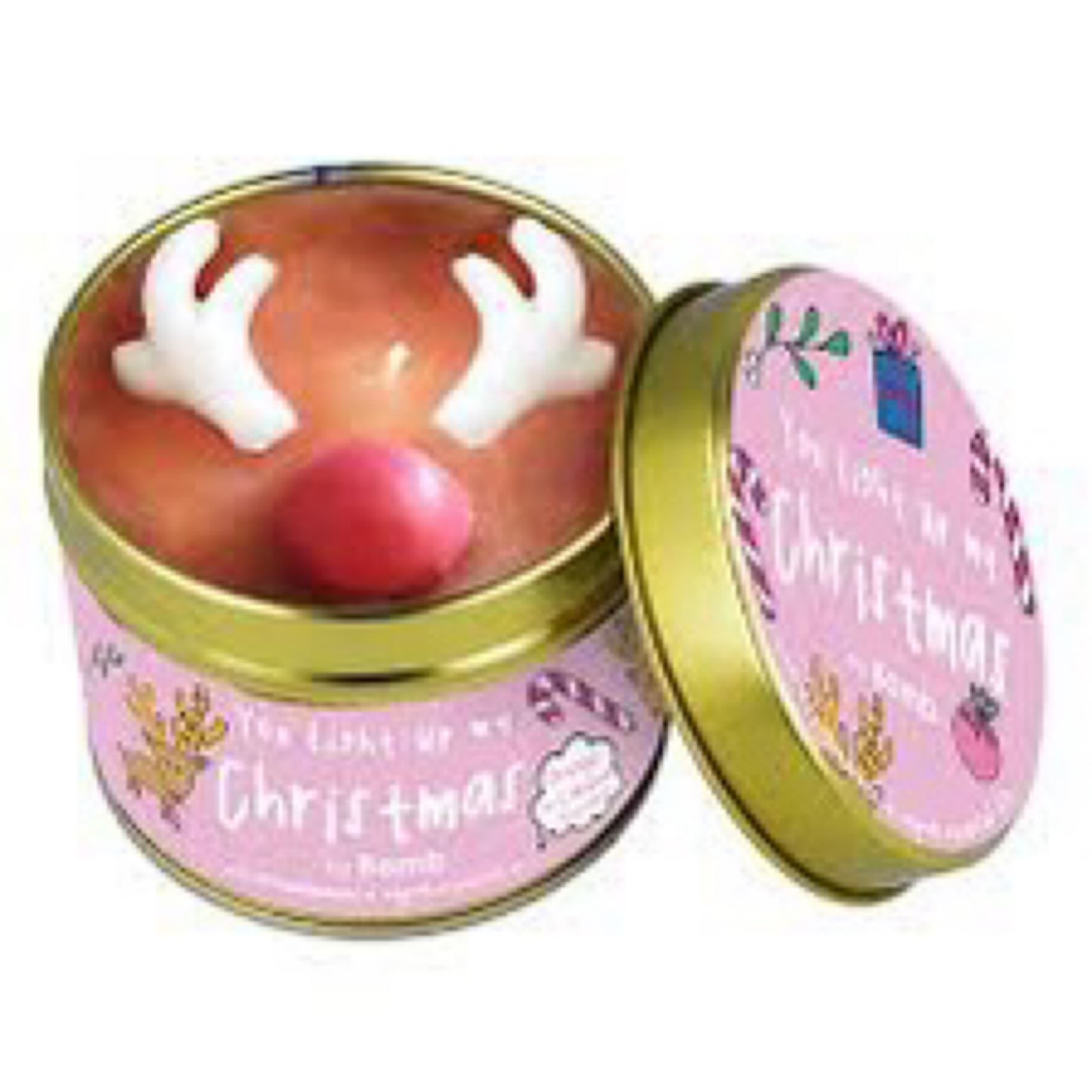 Bomb Cosmetics You Light Up My Christmas Scent Stories Candle