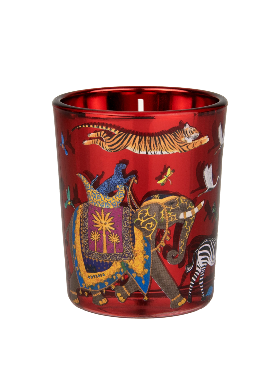 Ortigia Sicilia Palo Santo Tiger Candelina Candle 80g
