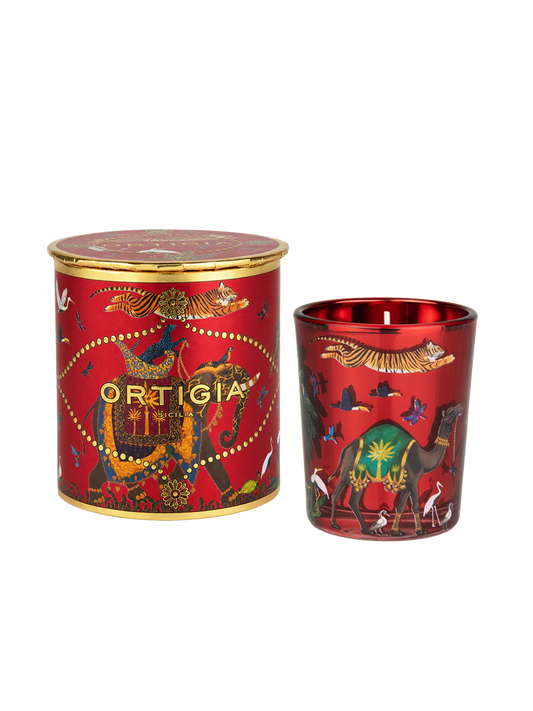 Ortigia Sicilia Palo Santo Tiger Candelina Candle 80g