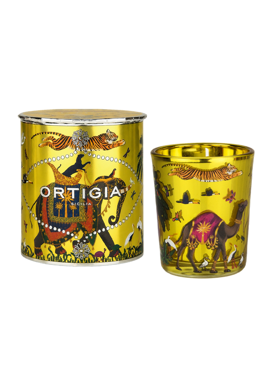 Ortigia Sicilia Zagara Tiger Candelina Candle 80g