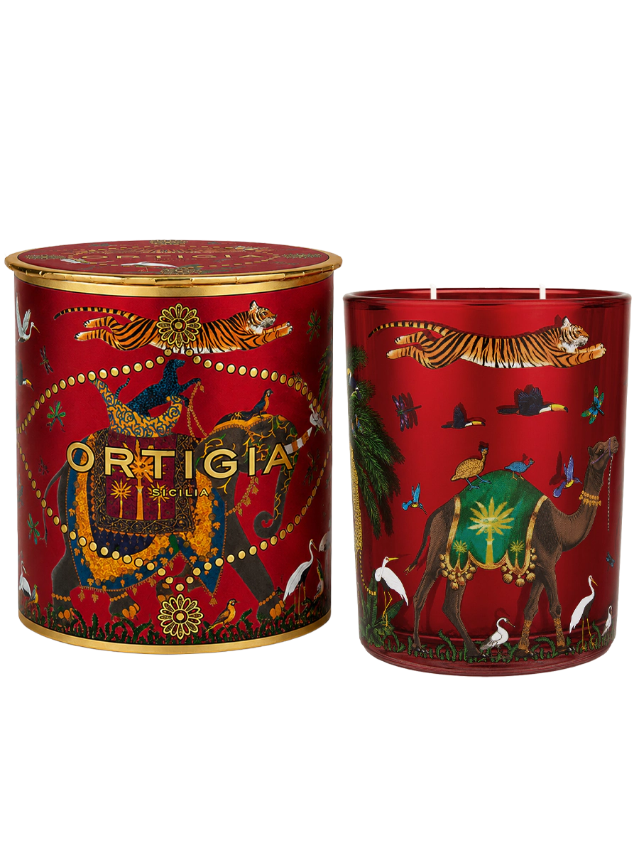 Ortigia Sicilia Palo Santo Tiger Candle Medium 380g