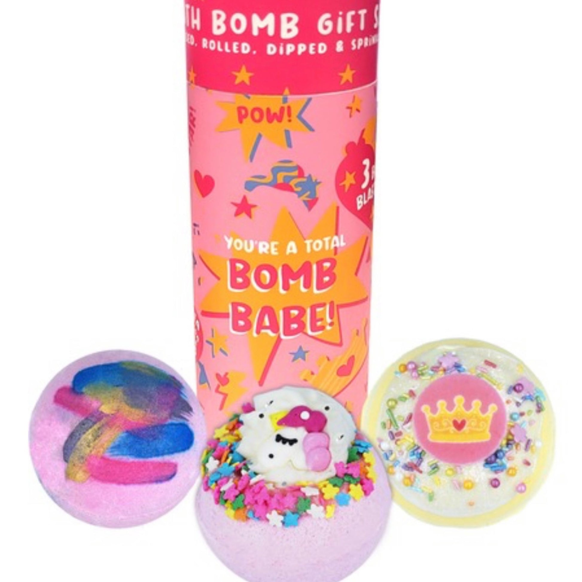 Bomb babe bath blaster tube gift pack