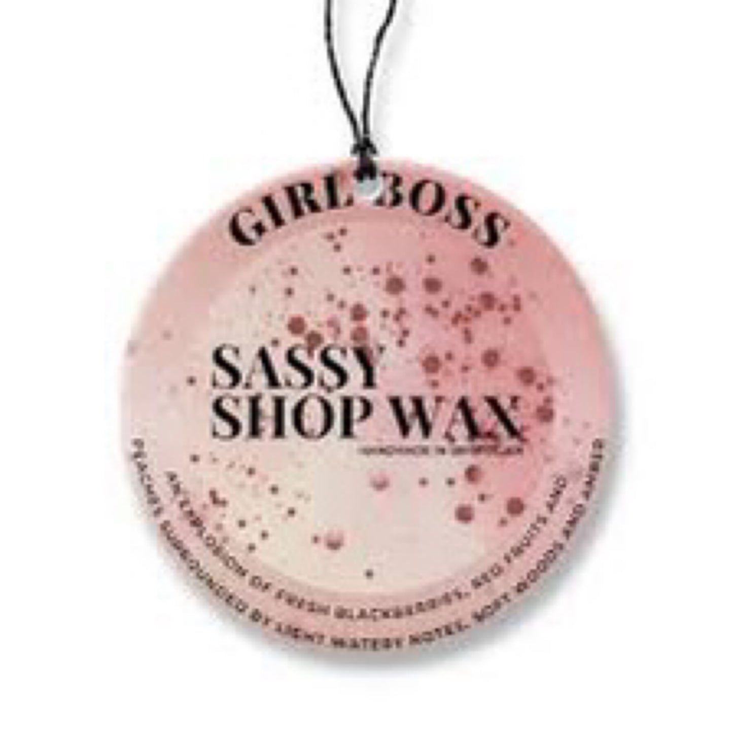 Sassy Scents Girl Boss Hanging Car Freshener